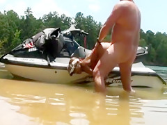 Asian slut wife fucked outdoors