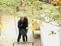 Horny homemade Couple, Outdoor adult scene