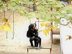 Horny homemade Couple, Outdoor adult scene