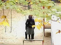 Horny homemade Couple, Outdoor adult scene