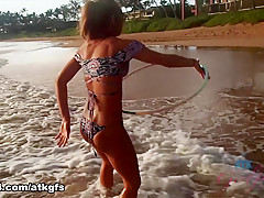 Moka Mora in She Looks Excited To See You, But Not As Much As You Are. - ATKGirlfriends