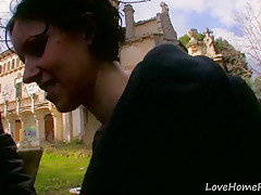 Adorable Teen Amateur Stripping Down In Public