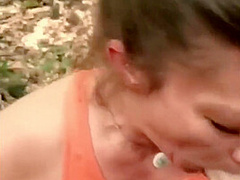 Deepthroat Gagging Slut Wife Spit On Cum Swallow