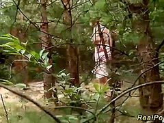 German Milf Interracial Outdoor Banged