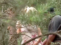 German Milf Interracial Outdoor Banged