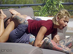 Big Boobs Blonde Colombian Has Squirting Orgasm On Big Cock With Dane Jones