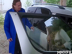 Sexual Beauty Gets Pounded Outdoors