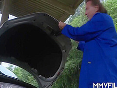 Sexual Beauty Gets Pounded Outdoors