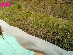 Teen Masturbates And Orgasms In The Forest