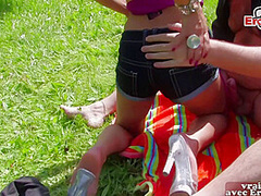 French Amateur Teen Fuck Outdoor With Anal Try In Small