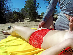 A Stranger Fucked A Slutty Sunbathing Girl