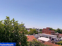 At Rooftop Ends On Hot Sex With Facial To Gorgeous Latina. Amateur Kaydenwithpaul With Sunny Day