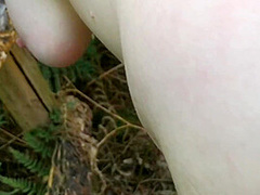 Tittraining And Whipping In The Woods