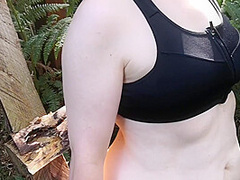 Tittraining And Whipping In The Woods