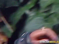 THICK African Nipple Clamp Domination in Public BDSM