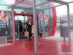 CzechStreets - Busty Milf Gets Her Ass Fucked In Front Of A Supermarket