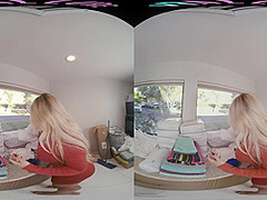 Your horny stepmother wants to teach you a lesson in virtual reality