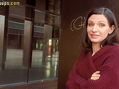 Pulled pov beauty fucked outdoors after getting picked up