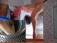 Domination In Laundry. Housewife Fucked In The Washing Machine. Mix Full