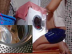Domination In Laundry. Housewife Fucked In The Washing Machine. Mix Full