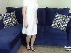 Upskirt Panty Teasing In See Through Dress Milf Wants To Take The Fun Next Level