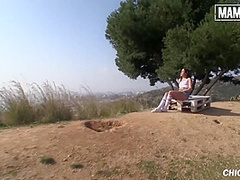 Gala Brown - Sexy Babe Gets Fucked In Her Sweet Pussy Outdoor