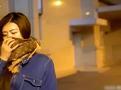 Asian Gagged, Tied And Vibrated In Public