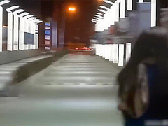 Asian Gagged, Tied And Vibrated In Public
