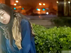 Asian Gagged, Tied And Vibrated In Public