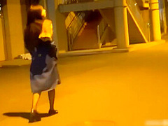 Asian Gagged, Tied And Vibrated In Public