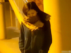 Asian Gagged, Tied And Vibrated In Public