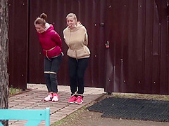 Outdoor Winter Bondage
