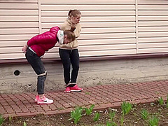 Outdoor Winter Bondage