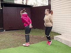 Outdoor Winter Bondage