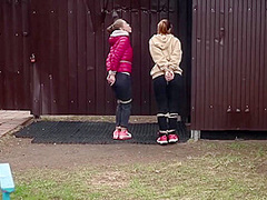 Outdoor Winter Bondage