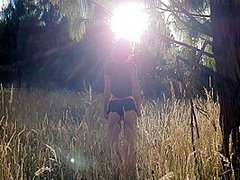 Always Ready For An Outdoor Fuck! Walking Outside Is Such A Turn On For Us