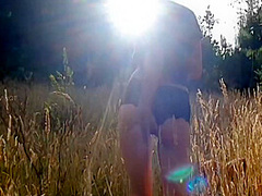 Always Ready For An Outdoor Fuck! Walking Outside Is Such A Turn On For Us