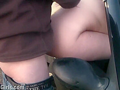 Passionate Redhead In A Public Gangbang Orgy Part 3