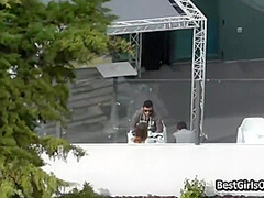 Couple Tourists Sex Ins Public Castels