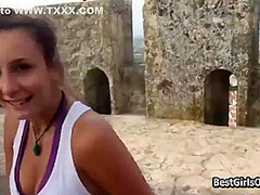 Couple Tourists Sex Ins Public Castels