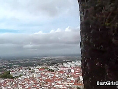 Couple Tourists Sex Ins Public Castels