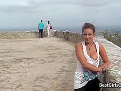 Couple Tourists Sex Ins Public Castels