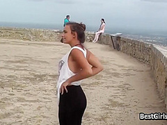 Couple Tourists Sex Ins Public Castels