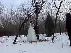 Chinese Slave Girls In The Snow