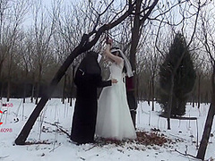 Chinese Slave Girls In The Snow