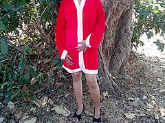 Merry Christmas Santa Claus Daughter In Law In Forest
