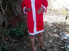 Merry Christmas Santa Claus Daughter In Law In Forest