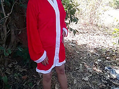 Merry Christmas Santa Claus Daughter In Law In Forest