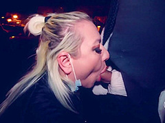 - 4k -fuck Coronavirus! -part 5- Risky Outdoor Blowjob, Cumshot Adella Jay