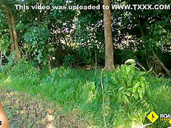 Ashlyn Peaks - Roadside - Busty Fucked By A Mechanic In The Woods